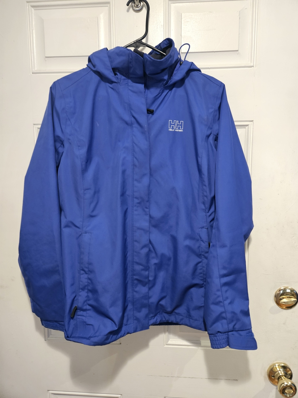 Helly Hansen Women's Royal Blue Hooded Waterproof Ski Jacket